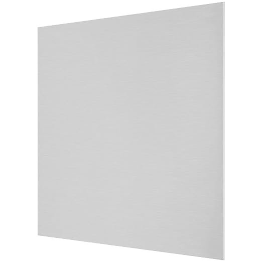 304 Stainless Steel Sheets Metal 12" x 12" x 1/32" Inch 304 Stainless Steel by CKVIHAV