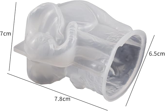 Elephant Cylinder Animal Resin Casting Silicone Mold - Image 3
