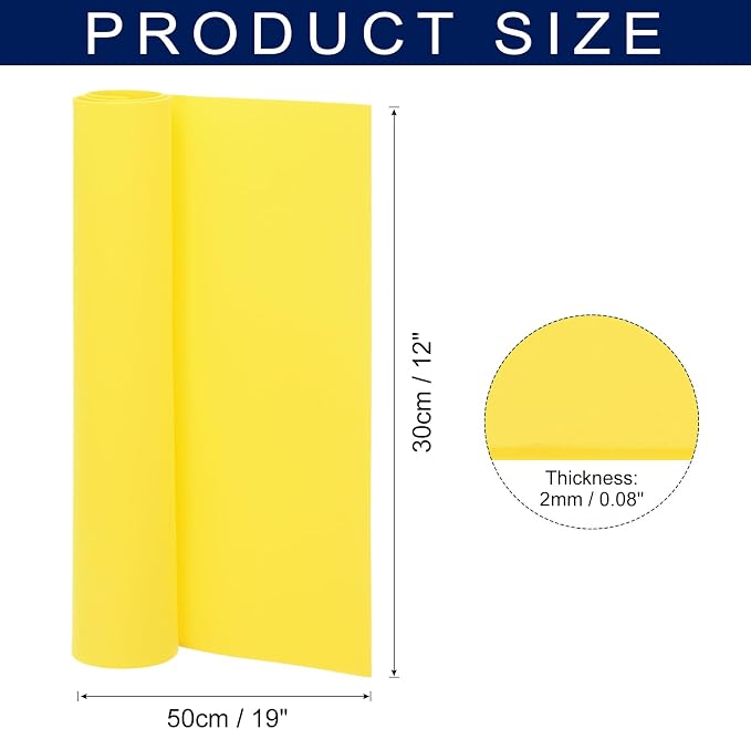MECCANIXITY Foam Sheets Crafts 19x12 Inch 2mm EVA Craft Foam Paper Foam Sheets - Image 2