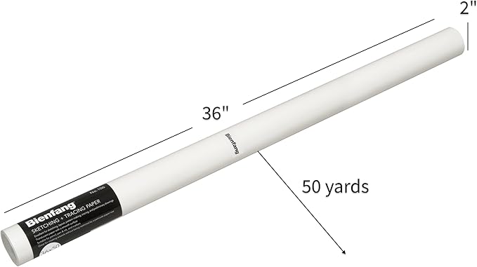 Bienfang Sketching & Tracing Paper Roll, 36 Inches x 50 Yards - Image 3