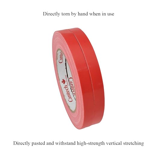 HAHIYO Red 0.5Inch Wide Floral Tape, Waterproof Florist Tape Flower Wrap - Image 5
