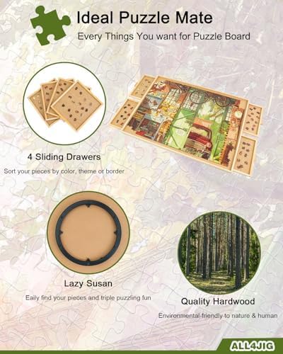 ALL4JIG 2000 Piece Rotating Puzzle Board - Image 2