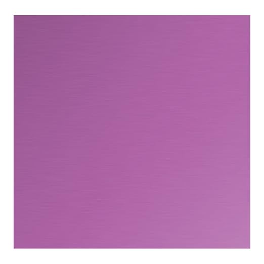 Anodized Aluminum Sheet Metal 12 x 12 x 1/32 Inch Purple Metal Plates by CKVIHAV