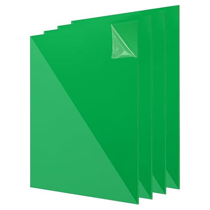 uxcell 4Pcs Acrylic Sheets 12x12 Inch Acrylic Panel 1/8 Inch-3mm Plastic Board by uxcell
