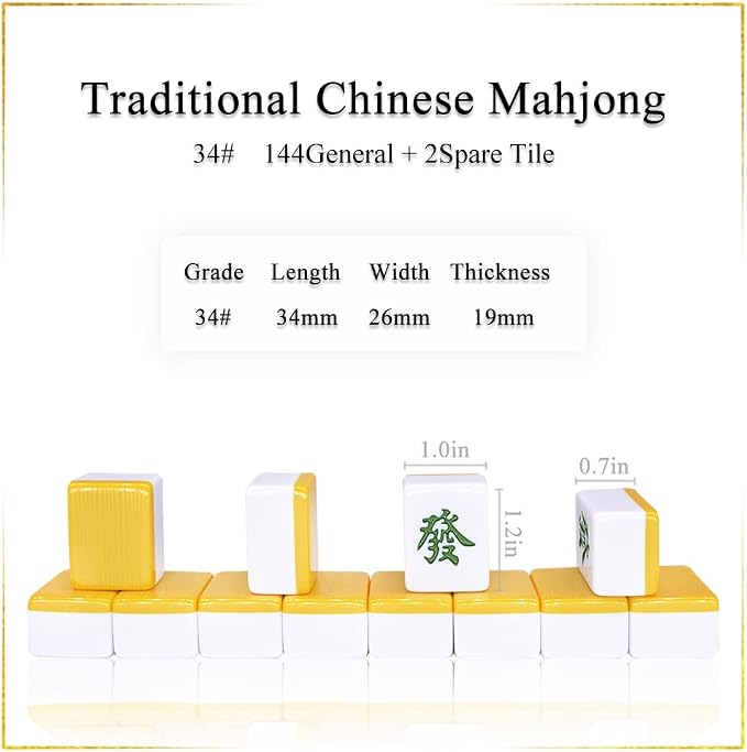 drizzle Chinese Mahjong Game Set - Image 2