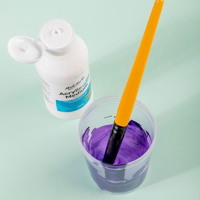 Mont Marte Premium Acrylic Flow Medium 8.45oz - Image 2
