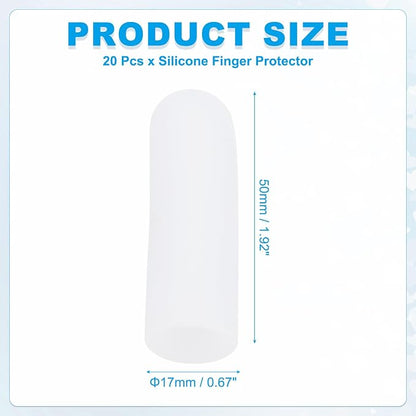 PATIKIL Gel Finger Cots 2"x0.67" - Image 2