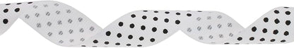 Polka Dot Grosgrain Ribbon 25 Yard Each Roll 100% Polyester - Image 2
