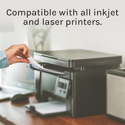 Premium Label Supply White Sticker FBA Labels – 4" x 3.33" – Laser/Inkjet - Image 3