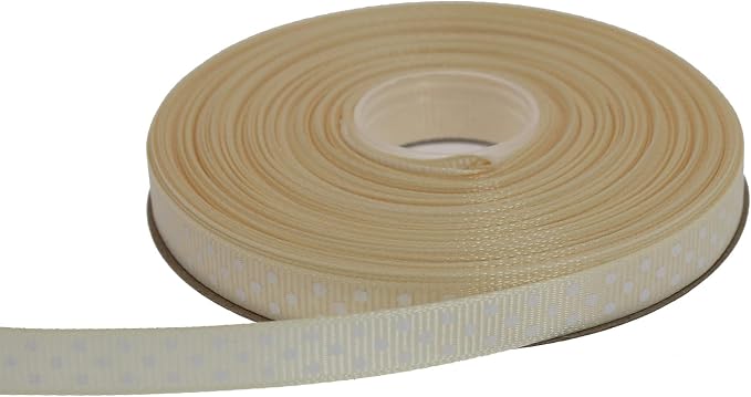 Polka Dot Grosgrain Ribbon 25 Yard Each Roll 100% Polyester by Unknown