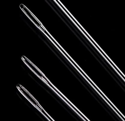 Marcobrothers 4" 2 pcs Professional Upholstery Large Eye Long Needle, - Image 4