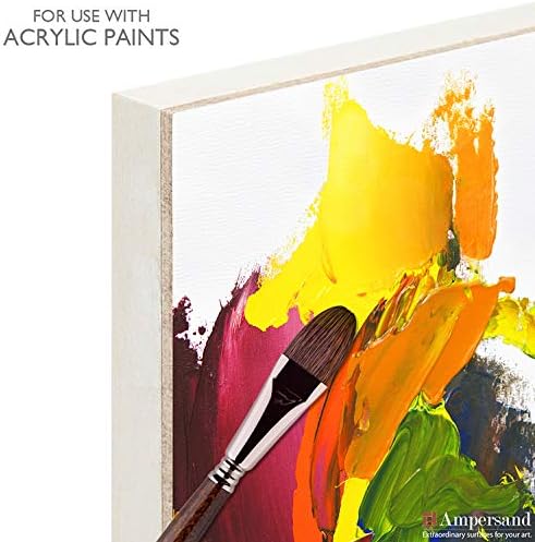 Ampersand Art Supply Wood Gesso Art Painting Panel: Canvas Texture, 3/4 Inch - Image 7