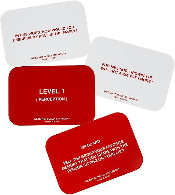WE'RE NOT REALLY STRANGERS Family Edition Card Game - Image 8