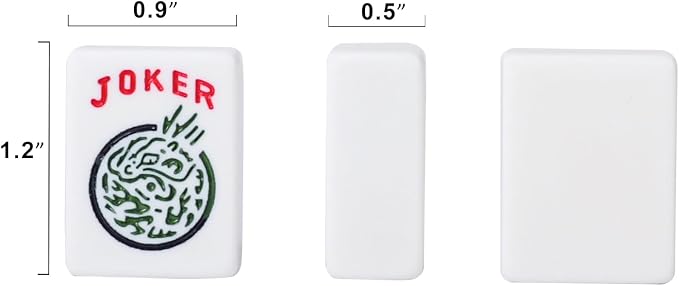 ZGME American Mahjong Set, 166 White Tiles - Image 2