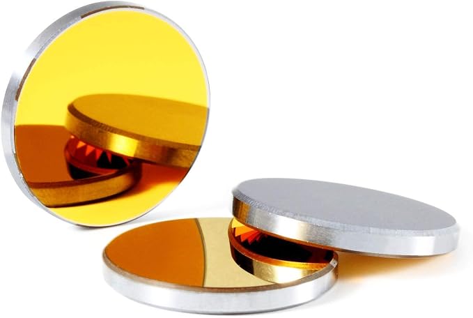 TEN-HIGH Si Reflective Lens CO2 Laser Lens Laser Mirror Gold-Plated Silicon by TEN-HIGH