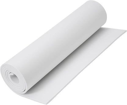 AMZQNART EVA Foam 5mm, Cosplay Foam Roll 16 x 59in（6.5sqft）White, Suitable by AMZQNART