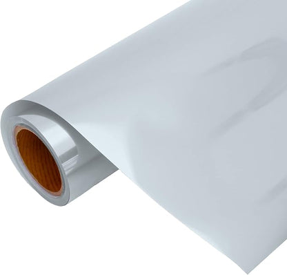 3 Yard x 20" Wide Roll Threadart Metallic Foil Silver Heat Transfer Vinyl Film by ThreadArt