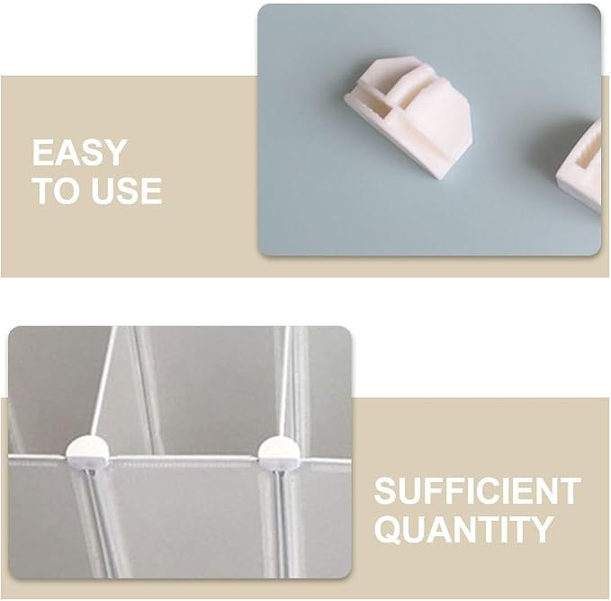 ARTIBETTER 50pcs Modular Cube Connectors Durable Storage Connectors - Image 3
