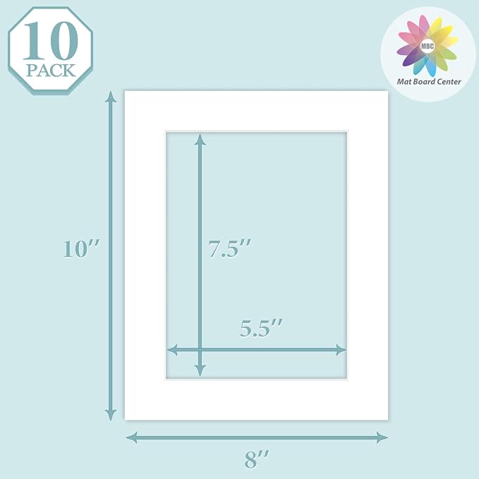 MBC Mat Board Center, 10 Pack 8x10 - Image 3