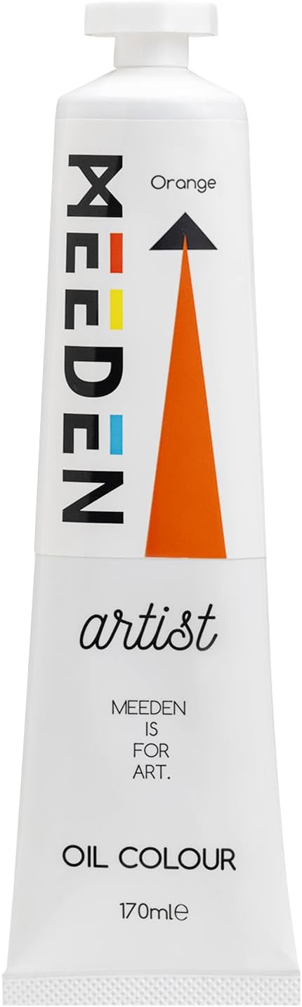 MEEDEN Artist Grade Oil Paint: Orange - 170ml/5.7oz Tube - Professional Art by MEEDEN