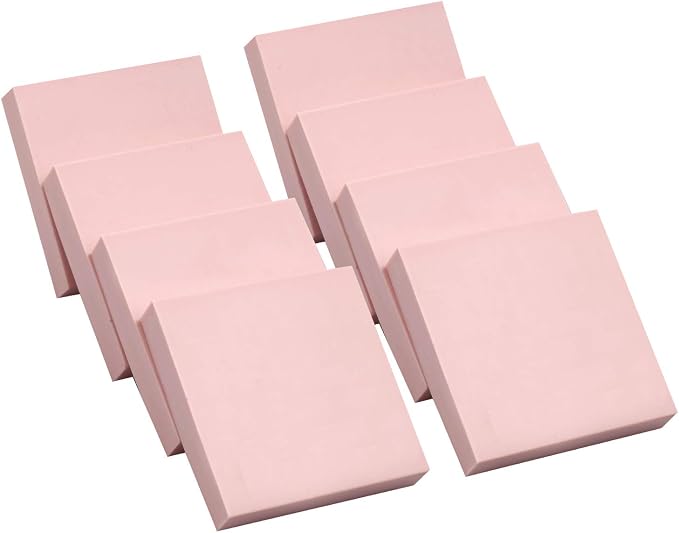 8 Pcs 2"x2" Pink Rubber Carving Blocks by XoreArt