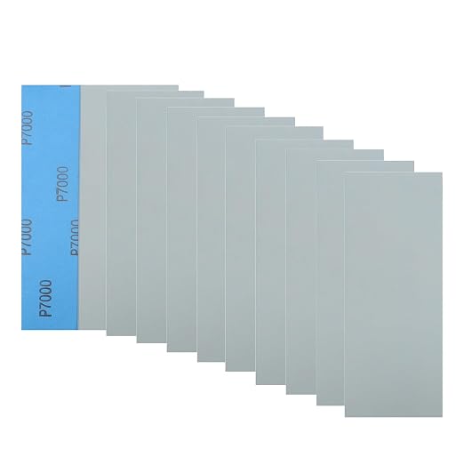 20Pcs 9 x 3.6 Inchs 7000 Grit Wet and Dry Handmade Universal Sanding Sheets by BuyTueascallkproductsnow