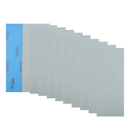 20Pcs 9 x 3.6 Inchs 7000 Grit Wet and Dry Handmade Universal Sanding Sheets by BuyTueascallkproductsnow