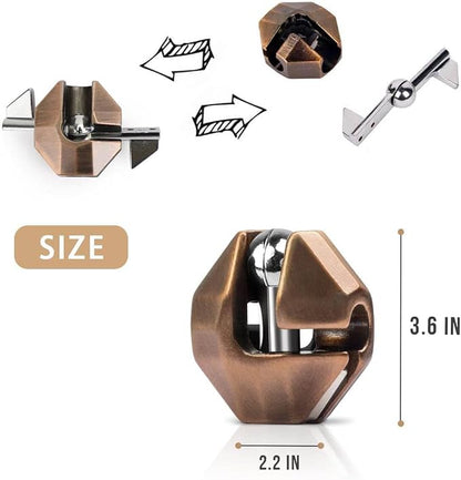 Fun Metal Brain Teaser Puzzle Games - Image 5
