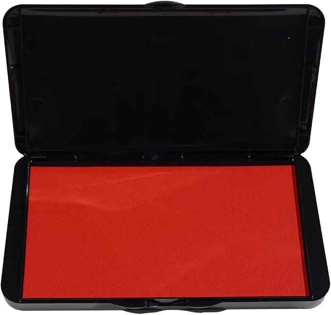 Large Ink Pad for Stamps, 6.14"×3.38" Stamp Pad, Ink Pad for Office, by DUUPEAK