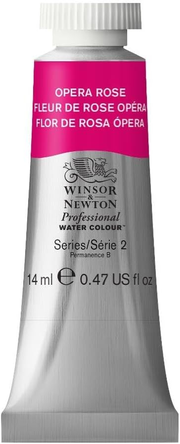 Winsor & Newton Professional Watercolor, 14ml Tube, Opera Rose by WinsorNewton