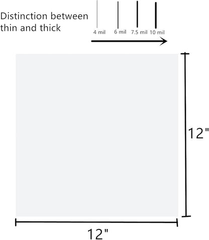 12-Pack 7.5mil 12×12" Blank Stencil Sheet - Image 7