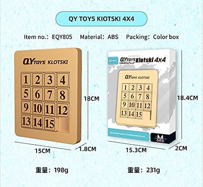 Cuberspeed magnetized Klotski Puzzle Slide Number Puzzle Puzzle Brain Teasers - Image 6