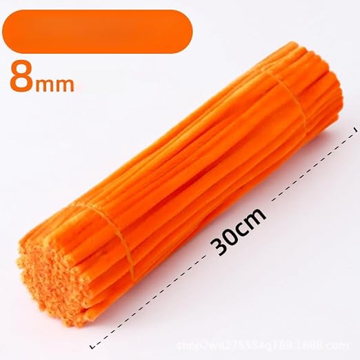 100 Pieces Pipe Cleaners Chenille Stem, Pastel Candy Color Pipe Cleaners Set - Image 4
