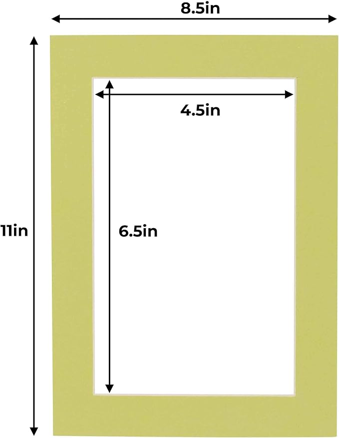 5x7 Mat for 8.5x11 Frame - Image 3