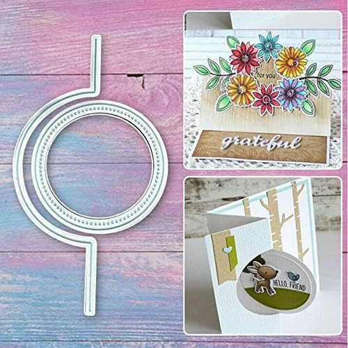 Lapoo Metal Cutting Die for Scrapbooking, 3D Backgrounds Frame New Cutting Dies by LAPOO