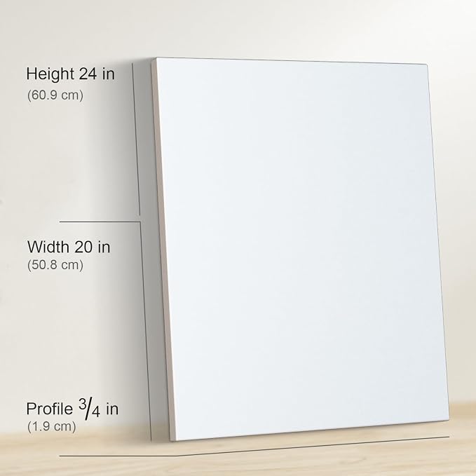 PHOENIX 20x24 Inch 2 Pack Artist Canvas - Image 2