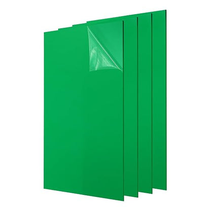 uxcell 4Pcs Acrylic Sheets 12x8 Inch Acrylic Panel 1/8 Inch-3mm Plastic Board by uxcell