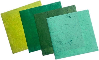 50 Sheets 6 x 6 Inches Natural Fiber Mulberry paper Sheets Square Origami Paper - Image 2