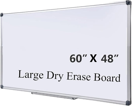 Premium 60"x 48" Magnetic Dry Erase Board by DexBoard