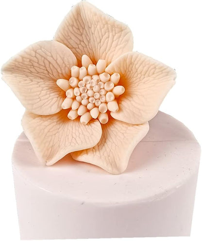 Flower Resin Crafts Mould 3D Flower Epoxy Resin Silicone Mould Bouquet Candle by Great-Mold