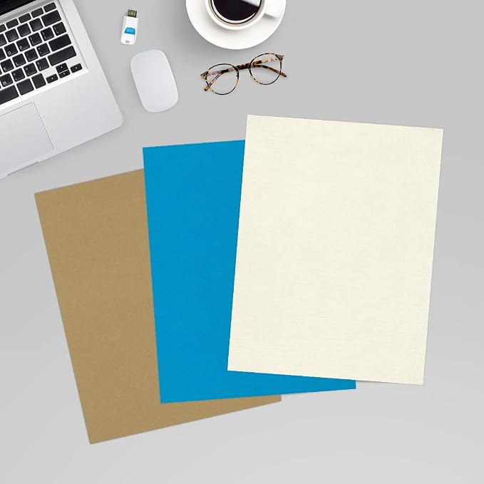 LUXPaper 8.5" x 11" Paper | Letter Size | Natural Linen | 32lb Paper Weight | - Image 6