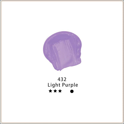 Artecho Purple Acrylic Paint, Light Purple Paint Tubes, Art Craft Paints - Image 2