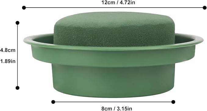 16 Packs Floral Foam with Bowl, Versatile Round Wet Foam - Image 2