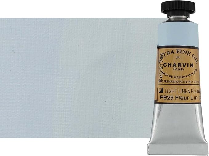 Charvin Extra Fine Oil Paint, Linen Flower Light 20 ml by Unknown