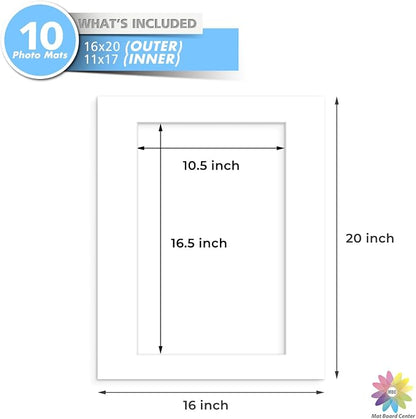 MBC MAT BOARD CENTER, 10 Pack 16x20 - Image 3