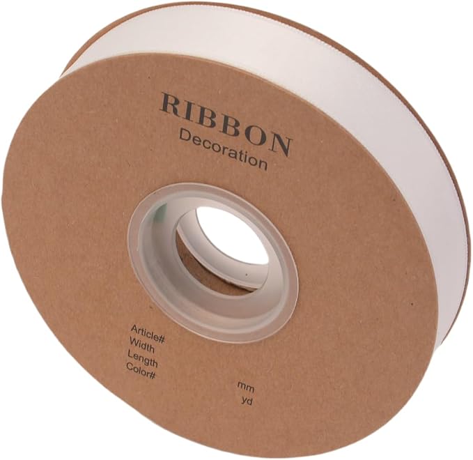 Double Side Satin Ribbon, Continuous 20 Yards, Use by Unknown