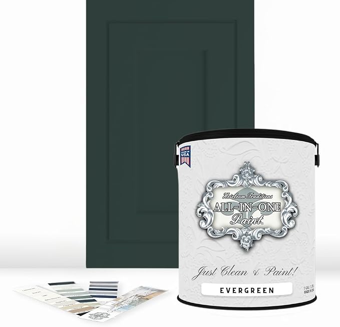 ALL-IN-ONE Paint, Durable cabinet and furniture paint. Built in primer and top by HeirloomTraditionsPaint