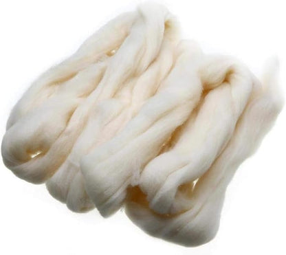 1 lb Wool roving Yarn unspun Fiber | Soft Chunky Jumbo Yarn - Image 3