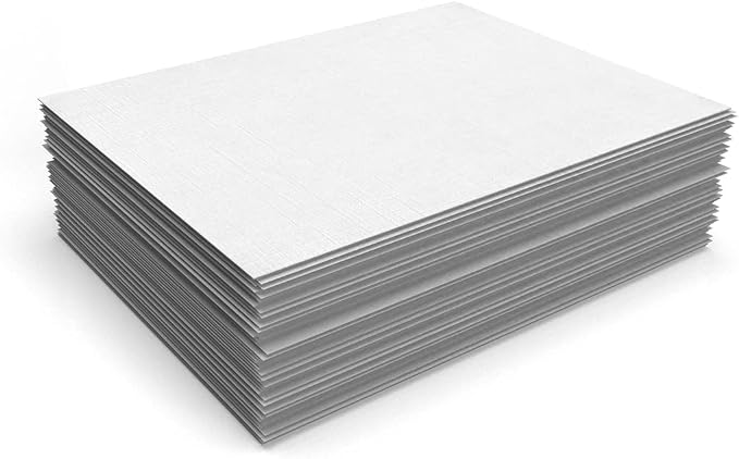 LUXPaper 8.5" x 11" Paper | Letter Size | White Linen | 24lb. | 1, 000 Qty - Image 4