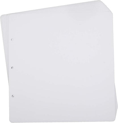 10 Sheets Double Sided Scrapbooking Refill Pages, 9.84x10.24" No Acid Thick by ADVcer